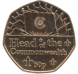 2022 50 PENCE HEAD OF THE COMMONWEALTH ( BU ) - WORLD COINS - Cambridgeshire Coins