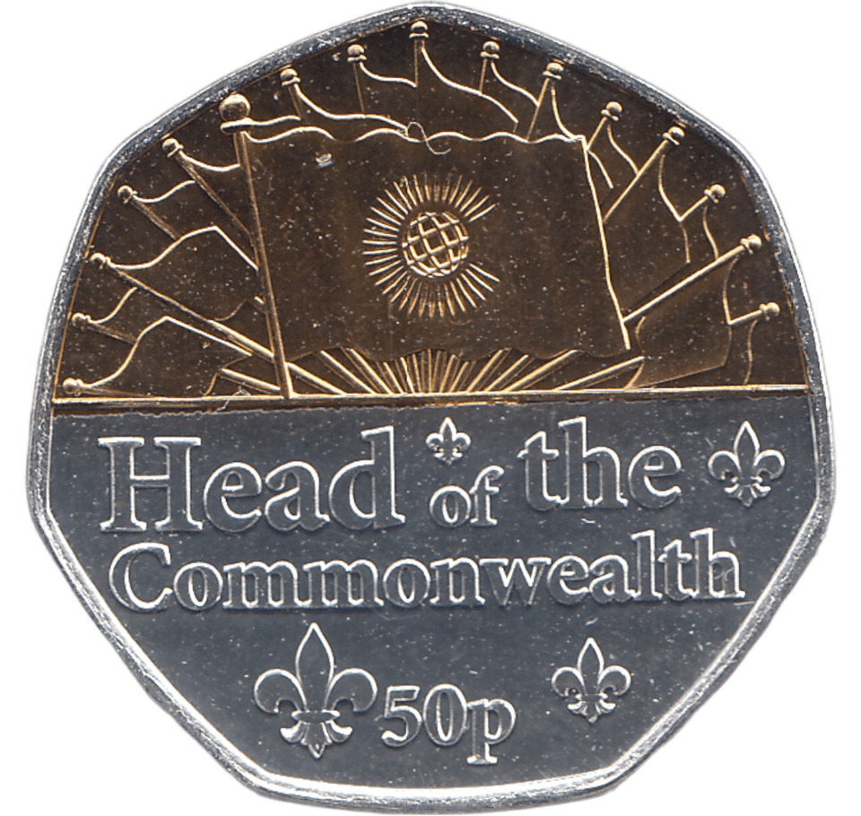 2022 50 PENCE HEAD OF THE COMMONWEALTH ( BU ) - WORLD COINS - Cambridgeshire Coins