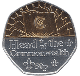 2022 50 PENCE HEAD OF THE COMMONWEALTH ( BU ) - WORLD COINS - Cambridgeshire Coins