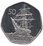 2022 50 PENCE HMS ENDURANCE ( BU ) - WORLD COINS - Cambridgeshire Coins
