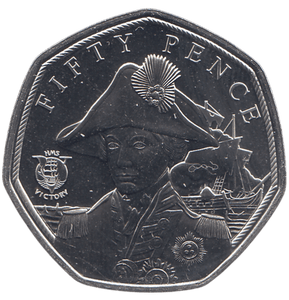 2022 50 PENCE JERSEY HMS VICTORY ( BU ) - WORLD COINS - Cambridgeshire Coins