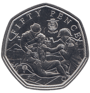 2022 50 PENCE JERSEY HMS VICTORY ( BU ) - WORLD COINS - Cambridgeshire Coins