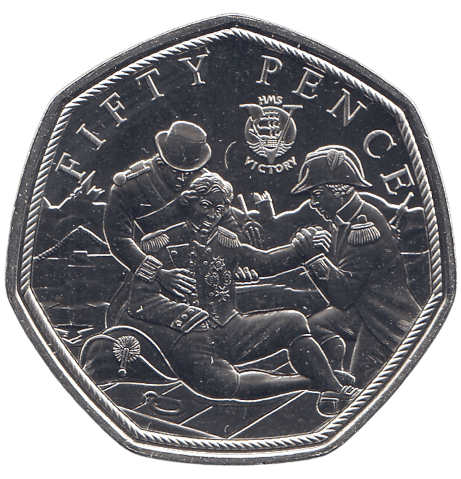 2022 50 PENCE JERSEY HMS VICTORY ( BU ) - WORLD COINS - Cambridgeshire Coins