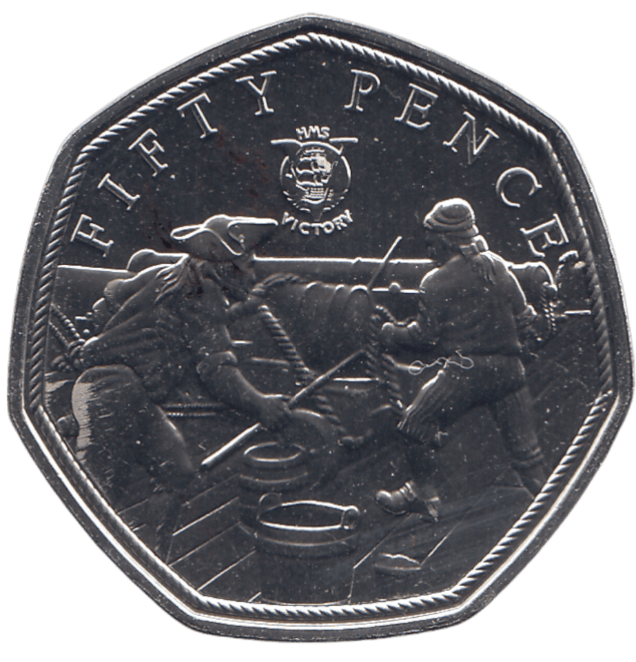 2022 50 PENCE JERSEY HMS VICTORY ( BU ) - WORLD COINS - Cambridgeshire Coins