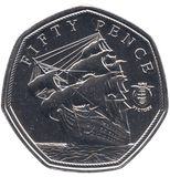 2022 50 PENCE JERSEY HMS VICTORY ( BU ) - WORLD COINS - Cambridgeshire Coins