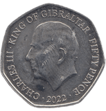 2022 50 PENCE KINGS ACCESSION - WORLD COINS - Cambridgeshire Coins