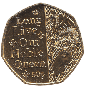 2022 50 PENCE LONG LIVE OUR NOBLE QUEEN ( BU ) - WORLD COINS - Cambridgeshire Coins