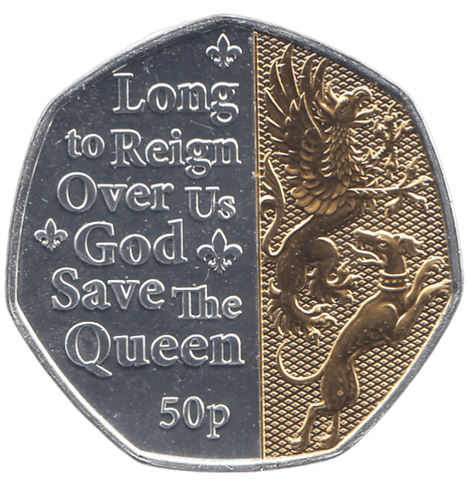 2022 50 PENCE LONG TO REIGN OVER US GOD SAVE THE QUEEN ( BU ) - WORLD COINS - Cambridgeshire Coins