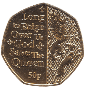 2022 50 PENCE LONG TO REIGN OVER US GOD SAVE THE QUEEN ( BU ) - WORLD COINS - Cambridgeshire Coins