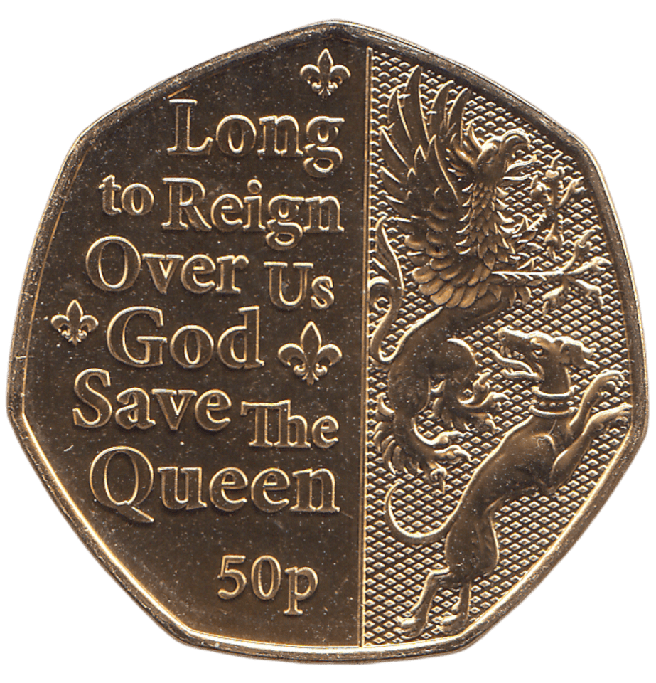 2022 50 PENCE LONG TO REIGN OVER US GOD SAVE THE QUEEN ( BU ) - WORLD COINS - Cambridgeshire Coins