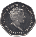 2022 50 PENCE MOLTKE ( BU ) - WORLD COINS - Cambridgeshire Coins