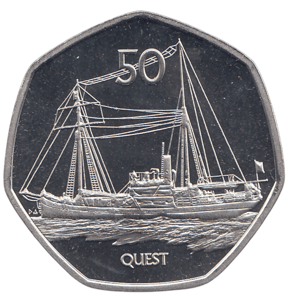 2022 50 PENCE QUEST ( BU ) - WORLD COINS - Cambridgeshire Coins