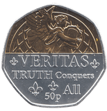2022 50 PENCE VERITAS TRUTH CONQUERS ALL ( BU ) - WORLD COINS - Cambridgeshire Coins