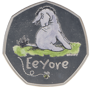 2022 50P EEYORE SILVER PROOF - WORLD COINS - Cambridgeshire Coins