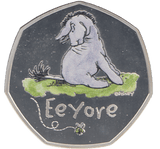 2022 50P EEYORE SILVER PROOF - WORLD COINS - Cambridgeshire Coins