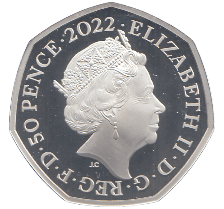 2022 50P EEYORE SILVER PROOF - WORLD COINS - Cambridgeshire Coins
