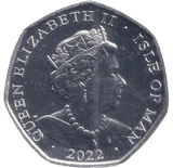 2022 50P 'GOD SAVE THE QUEEN' ISLE OF MAN - 50P REGIONAL ISSUE - Cambridgeshire Coins