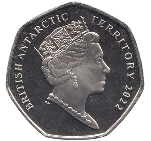 2022 50P QUEEN PLATINUM JUBILEE ( BU ) - SILVER WORLD COINS - Cambridgeshire Coins