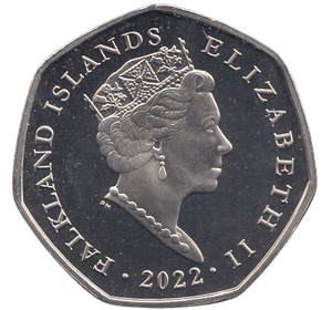 2022 50P QUEEN PLATINUM JUBILEE ( BU ) - SILVER WORLD COINS - Cambridgeshire Coins