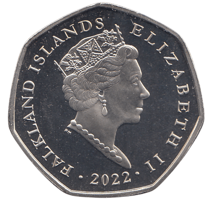 2022 50P QUEEN PLATINUM JUBILEE ( BU ) - SILVER WORLD COINS - Cambridgeshire Coins