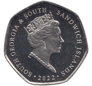 2022 50P QUEEN PLATINUM JUBILEE ( BU ) - SILVER WORLD COINS - Cambridgeshire Coins