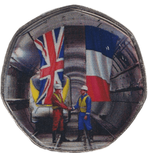2022 50P SHAPED COIN LAND OF HOPE AND GLORY - 50P SHAPED COIN - Cambridgeshire Coins