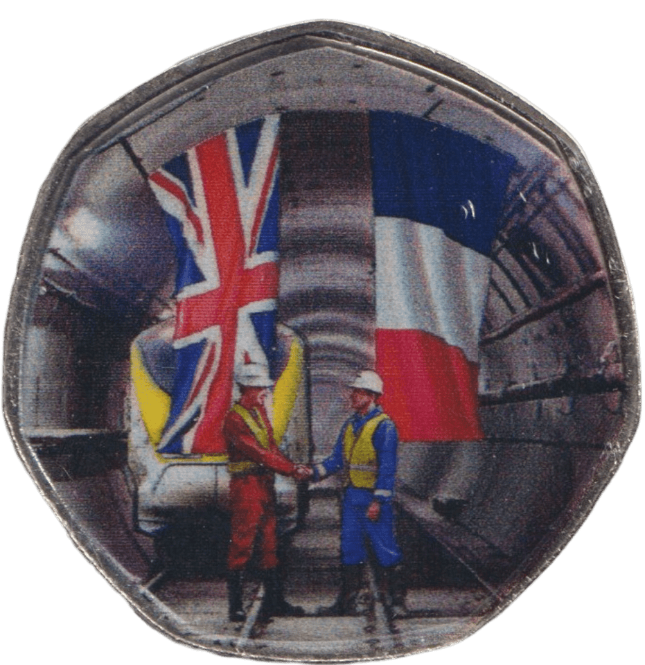 2022 50P SHAPED COIN LAND OF HOPE AND GLORY - 50P SHAPED COIN - Cambridgeshire Coins