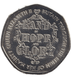 2022 50P SHAPED COIN LAND OF HOPE AND GLORY - 50P SHAPED COIN - Cambridgeshire Coins