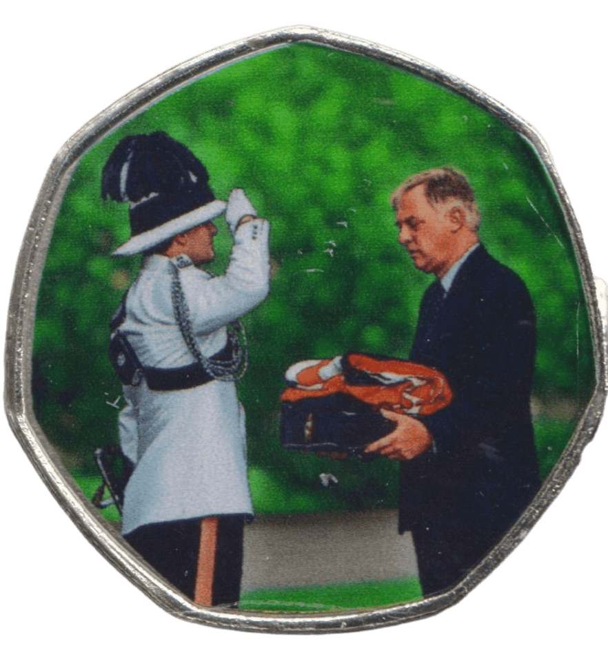 2022 50P SHAPED COIN LAND OF HOPE AND GLORY - 50P SHAPED COIN - Cambridgeshire Coins