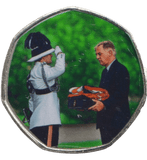 2022 50P SHAPED COIN LAND OF HOPE AND GLORY - 50P SHAPED COIN - Cambridgeshire Coins