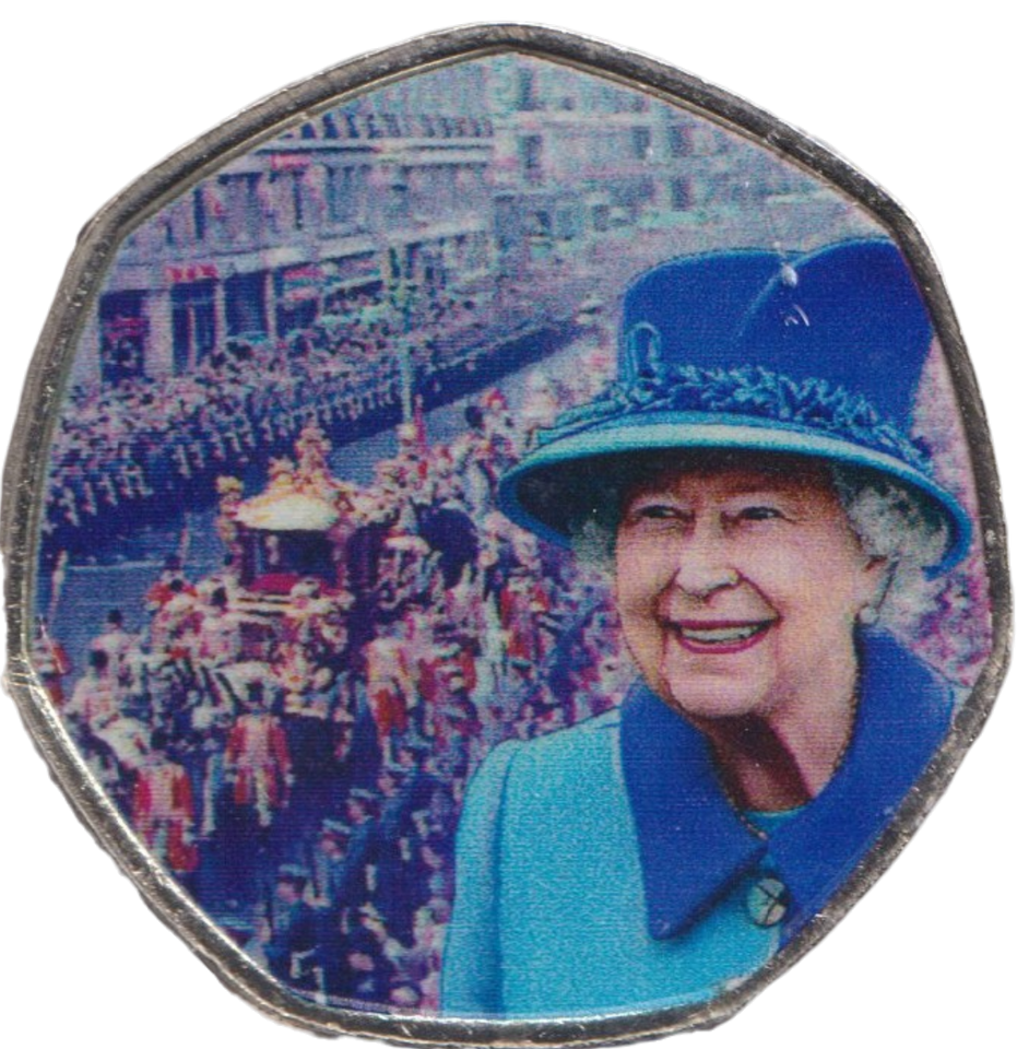 2022 50P SHAPED COIN LAND OF HOPE AND GLORY - 50P SHAPED COIN - Cambridgeshire Coins