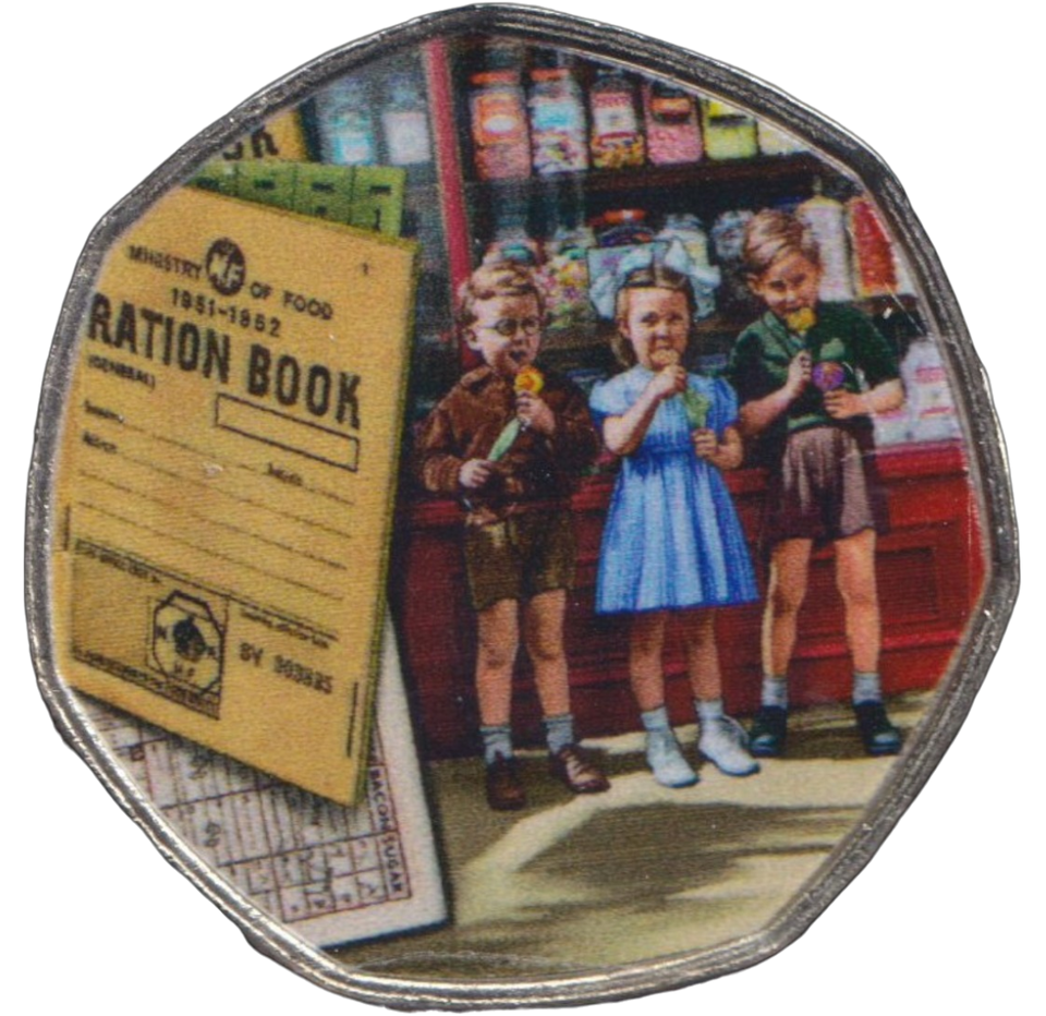 2022 50P SHAPED COIN LAND OF HOPE AND GLORY - 50P SHAPED COIN - Cambridgeshire Coins