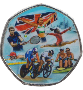 2022 50P SHAPED COIN LAND OF HOPE AND GLORY - 50P SHAPED COIN - Cambridgeshire Coins