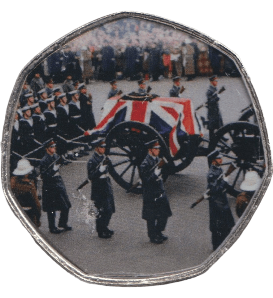 2022 50P SHAPED COIN LAND OF HOPE AND GLORY - 50P SHAPED COIN - Cambridgeshire Coins