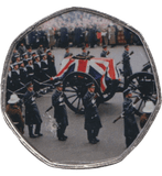 2022 50P SHAPED COIN LAND OF HOPE AND GLORY - 50P SHAPED COIN - Cambridgeshire Coins