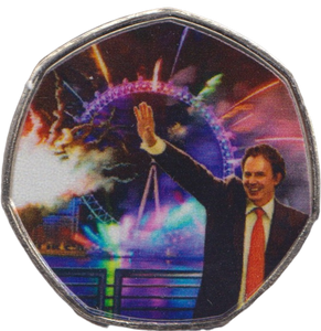 2022 50P SHAPED COIN LAND OF HOPE AND GLORY - 50P SHAPED COIN - Cambridgeshire Coins