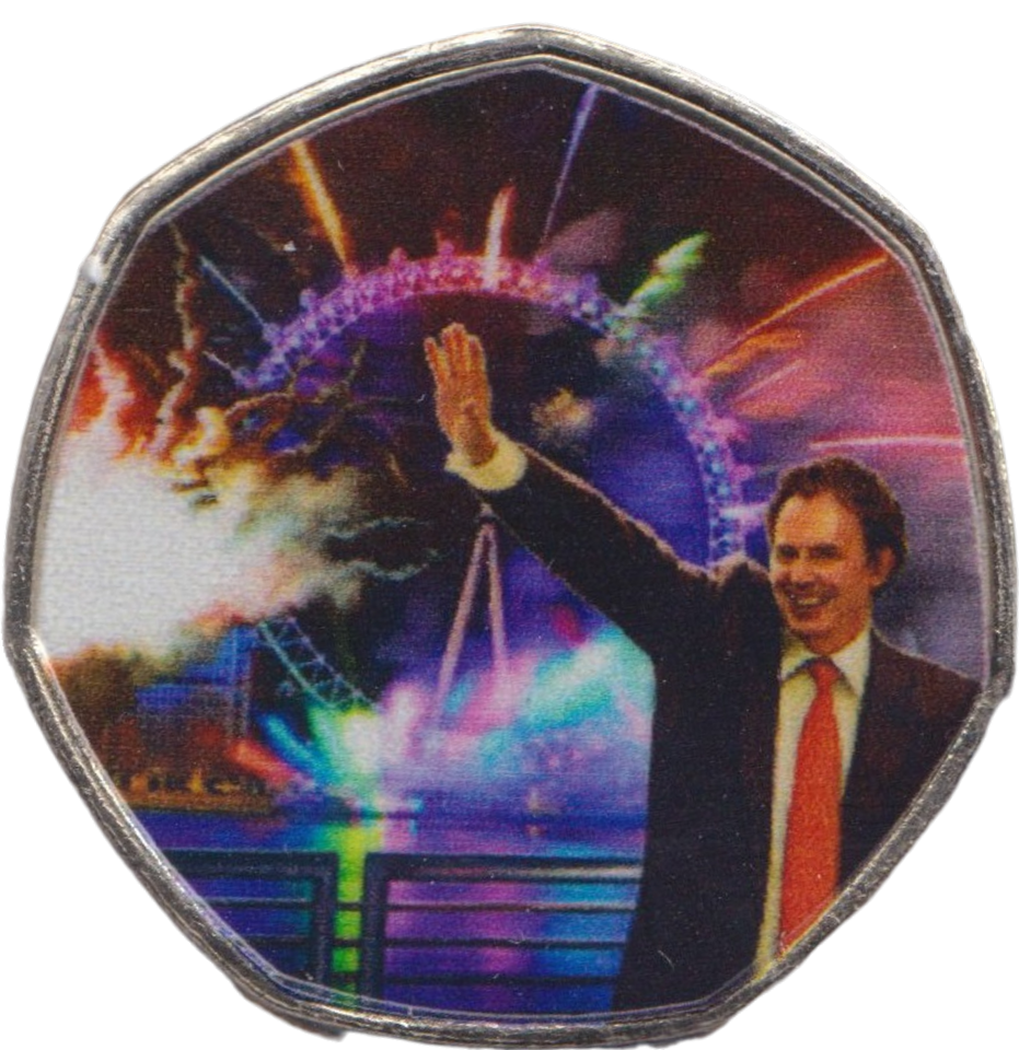 2022 50P SHAPED COIN LAND OF HOPE AND GLORY - 50P SHAPED COIN - Cambridgeshire Coins