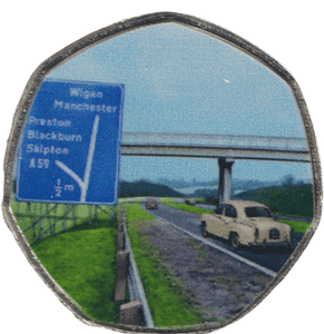 2022 50P SHAPED COIN LAND OF HOPE AND GLORY - 50P SHAPED COIN - Cambridgeshire Coins
