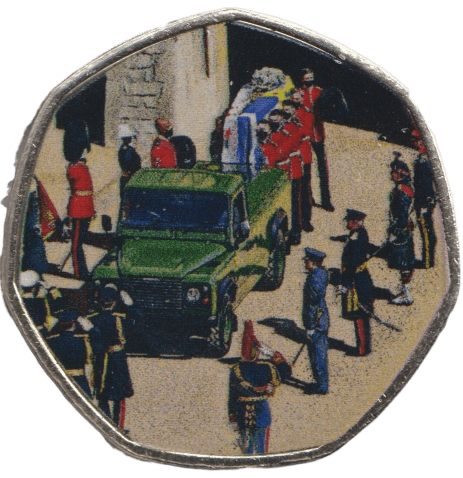 2022 50P SHAPED COIN LAND OF HOPE AND GLORY - 50P SHAPED COIN - Cambridgeshire Coins