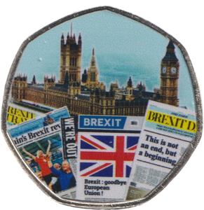2022 50P SHAPED COIN LAND OF HOPE AND GLORY - 50P SHAPED COIN - Cambridgeshire Coins