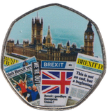 2022 50P SHAPED COIN LAND OF HOPE AND GLORY - 50P SHAPED COIN - Cambridgeshire Coins