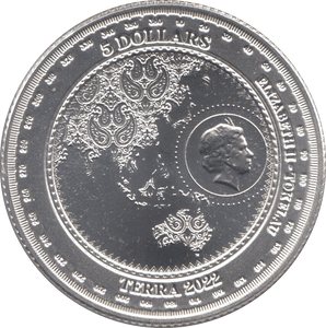 2022 9999 SILVER PROOF FIVE DOLLARS TOKELAU - SILVER WORLD COINS - Cambridgeshire Coins