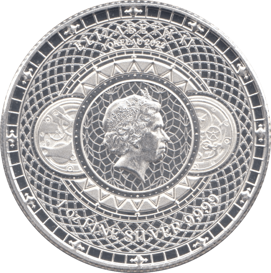2022 9999 SILVER PROOF SIX DOLLARS TOKELAU - SILVER WORLD COINS - Cambridgeshire Coins