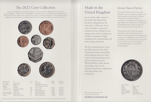 2022 BRILLIANT UNCIRCULATED ANNUAL COIN SET - Brilliant Uncirculated Year Sets - Cambridgeshire Coins