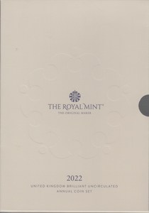 2022 BRILLIANT UNCIRCULATED ANNUAL COIN SET - Brilliant Uncirculated Year Sets - Cambridgeshire Coins