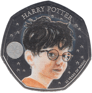 2022 BRILLIANT UNCIRCULATED COLOURISED HARRY POTTER FIFTY PENCE - 50p BU - Cambridgeshire Coins