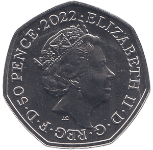 2022 BRILLIANT UNCIRCULATED COLOURISED HARRY POTTER FIFTY PENCE - 50p BU - Cambridgeshire Coins