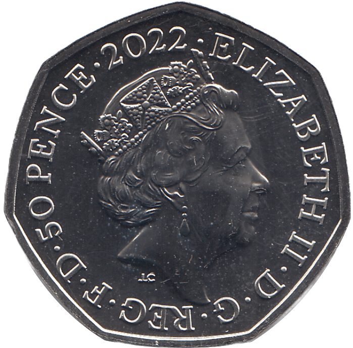 2022 BRILLIANT UNCIRCULATED COLOURISED PRIDE FIFTY PENCE - 50p BU - Cambridgeshire Coins