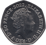 2022 BRILLIANT UNCIRCULATED COLOURISED PRIDE FIFTY PENCE - 50p BU - Cambridgeshire Coins