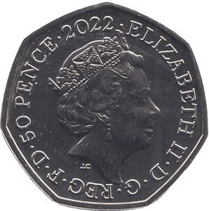 2022 BRILLIANT UNCIRCULATED COLOURISED WINNIE THE POOH FIFTY PENCE - 50p BU - Cambridgeshire Coins